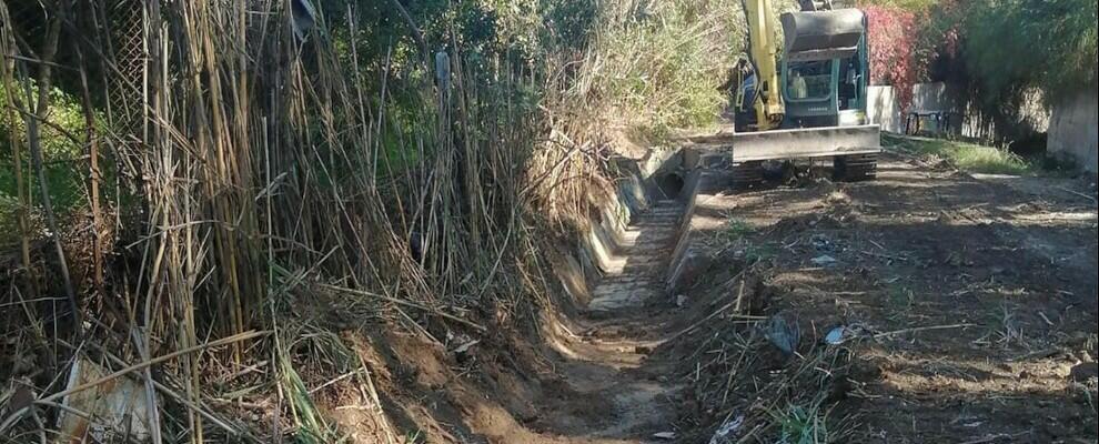 Siderno, avviati i lavori di bonifica del Torrente Garino