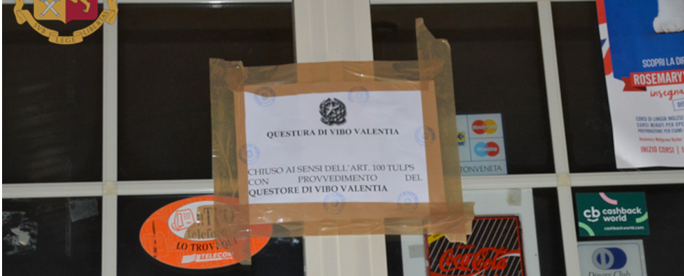 Nascondeva droga e armi nel locale: chiuso un ristorante a Tropea