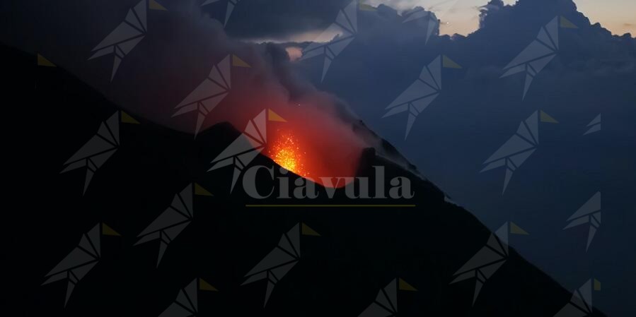 La Protezione Civile dispone lo stato di allerta arancione per il vulcano Stromboli