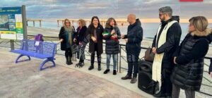 Riposizionata a Siderno la panchina viola item-thumbnail