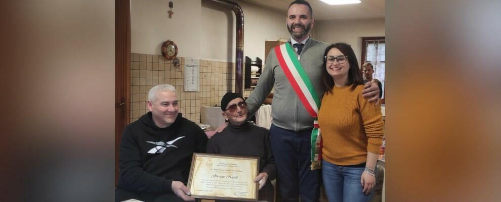 Grande festa a Cinquefrondi, Giuseppe compie 100 anni! Gli auguri dell’amministrazione comunale