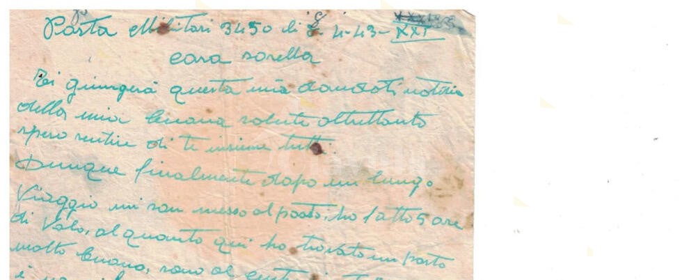 Lettere di un soldato gioiosano in guerra