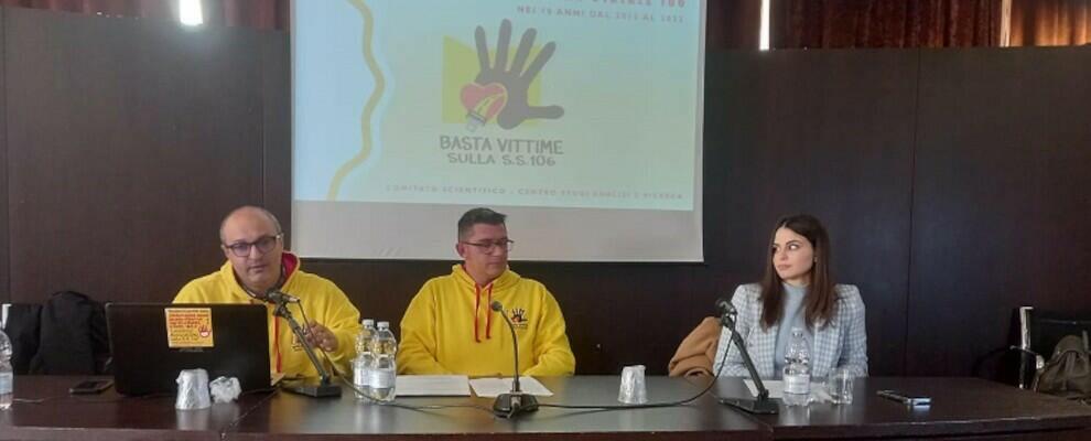 Basta Vittime: “Oltre duecento i morti sulla Statale 106 negli ultimi 10 anni”