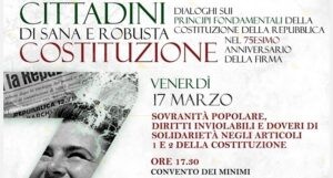 A Roccella un ciclo di incontri dedicati ai 75 anni della Costituzione item-thumbnail