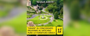 “Acqua santa”, l’acqua al Vaticano la pagano gli italiani item-thumbnail