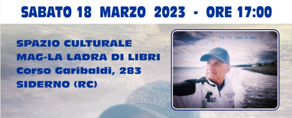 “Dialogo con la poesia”: sabato al Mag di Siderno il poeta e fotografo Stefano De Angelis