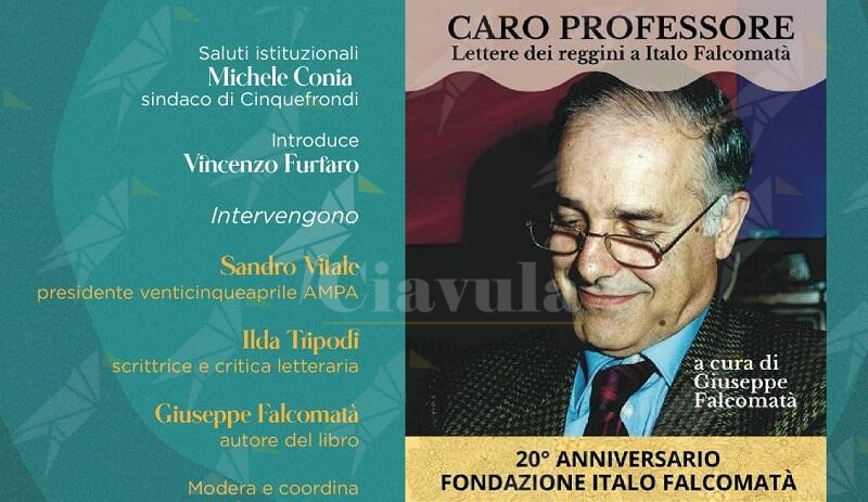 A Cinquefrondi la presentazione del libro “Caro Professore” di Giuseppe Falcomatà