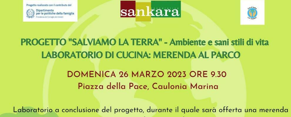 “Salviamo la Terra”. A Caulonia il laboratorio “Merenda al parco” organizzato dalla coop. Sankara