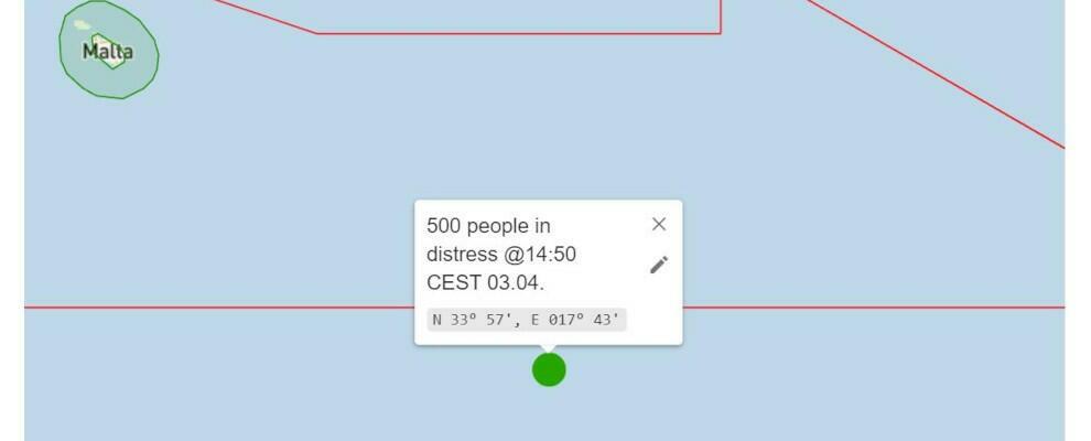 Mediterranea e Alarm Phone lanciano l’allarme: “Pericolo per 500 migranti in mare, intervenire”