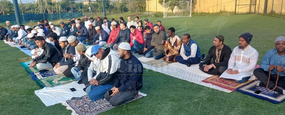 I migranti del progetto di accoglienza di Gioiosa Ionica festeggiano la fine del Ramadan