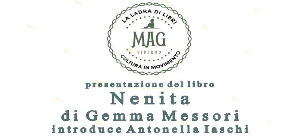Al MAG di Siderno, verrà presentato il nuovo libro di Gemma Messori