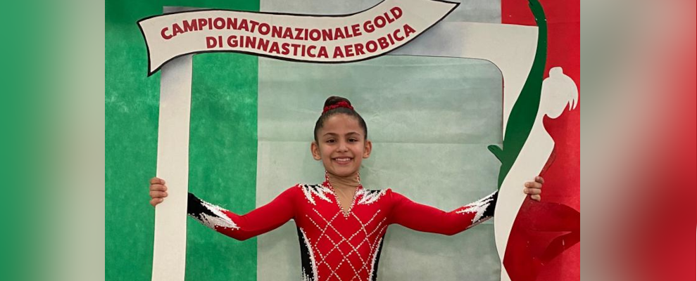 Ginnastica Aerobica: la giovane Allegra Moschella conquista la medaglia d’oro. I complimenti da Palazzo Alvaro