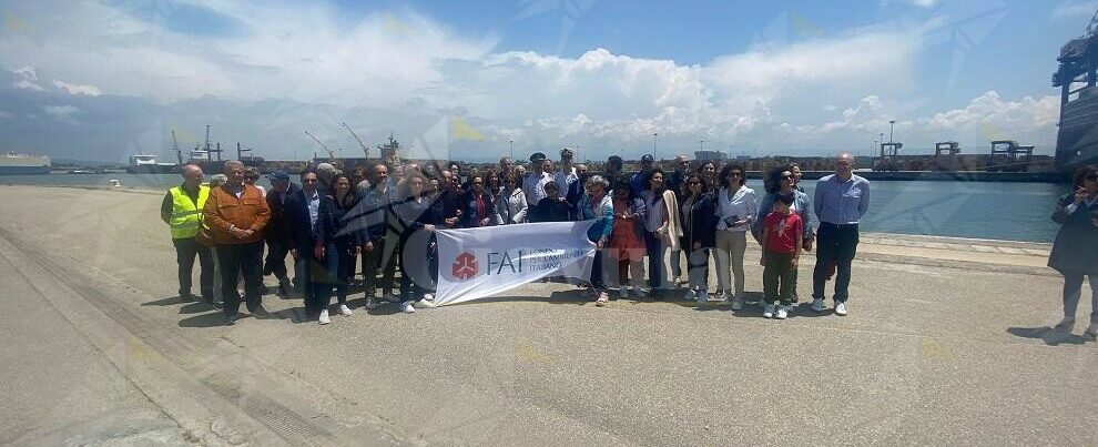 La delegazione FAI in visita al Porto di Gioia Tauro