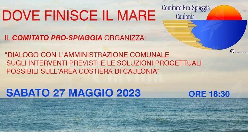 Il comitato Pro-Spiaggia di Caulonia incontra l’amministrazione comunale Il comitato Pro-Spiaggia di Caulonia incontra l’amministrazione comunale