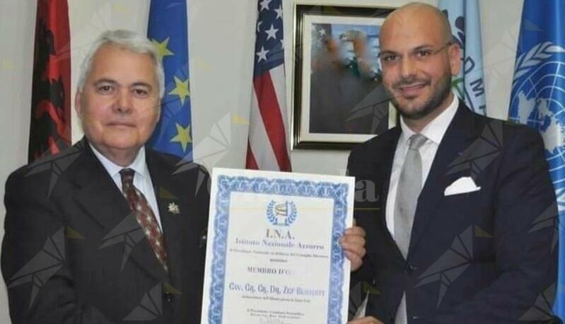 L’ex ambasciatore dell’Albania Bushati nominato delegato per l’Albania dell’Istituto Nazionale Azzurro