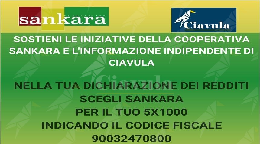 Dona il tuo 5×1000 a Sankara e Ciavula.