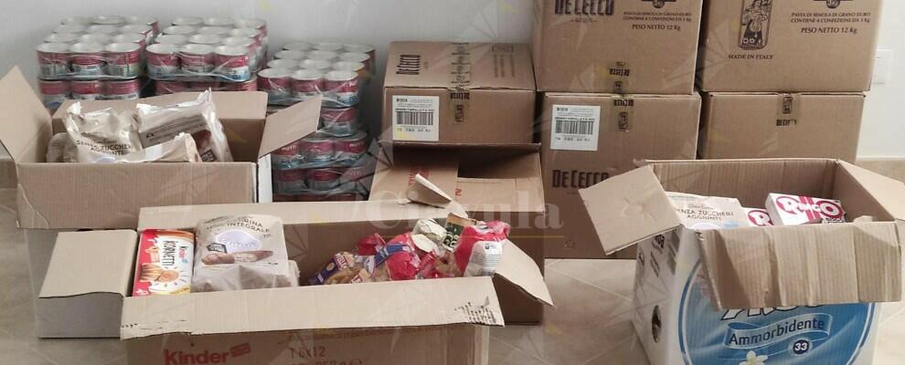 “Carrello della solidarietà”, prima distribuzione alle famiglie cauloniesi in stato di bisogno