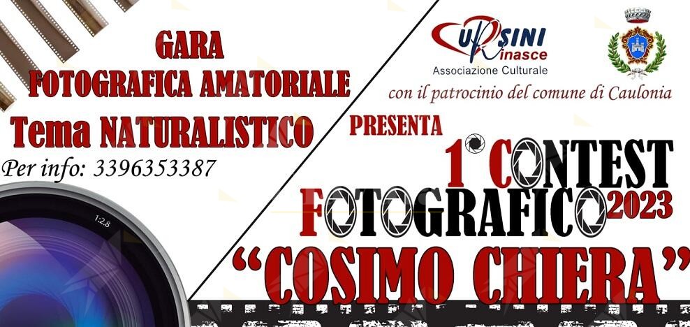 A Ursini di Caulonia contest fotografico in memoria di Cosimo Chiera