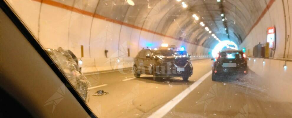 Incidente stradale in galleria sulla A2 nel reggino