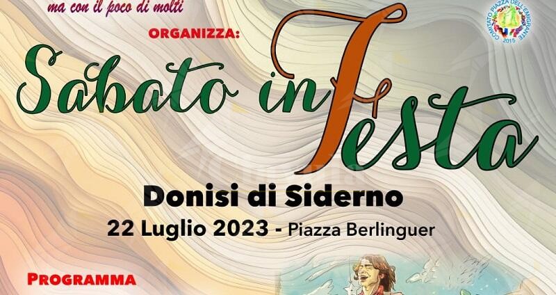 A Donisi di Siderno arriva il “Sabato in Festa”