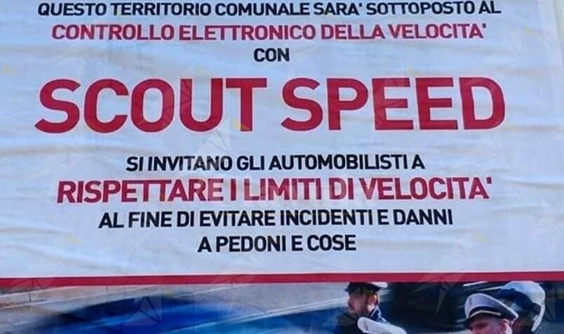 A Camini la polizia municipale curerà il servizio di controllo elettronico della velocità tramite scout speed