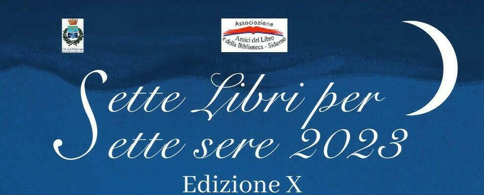 A Siderno la decima edizione de “Sette libri per sette sere”