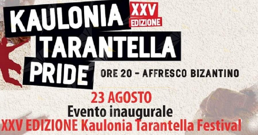 Questa sera l’apertura del Kaulonia Tarantella Festival presso l’Affresco Bizantino
