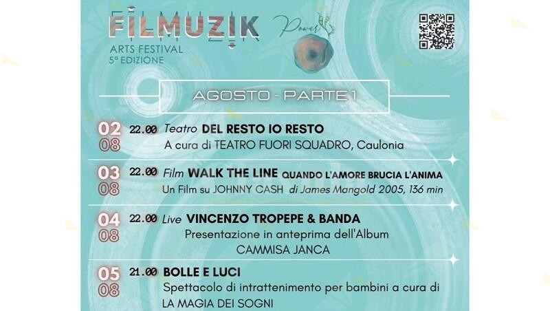 Il “FilMuzik Arts Festival” entra nel vivo con una settimana ricca di eventi