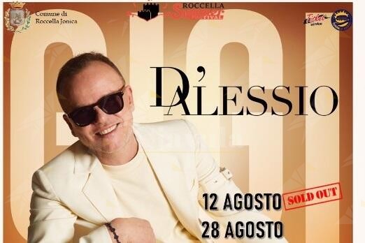 Tutto pronto a Roccella per il concerto di Gigi D’Alessio