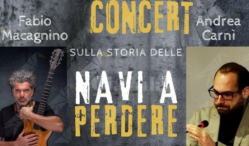 A Gioiosa un reading concert sulla storia delle navi a perdere con il docente Andrea Carnì e l’artista Fabio Macagnino