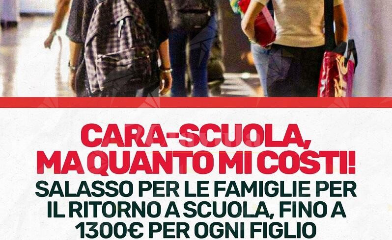 Verdi-Sinistra Italiana: “Dopo l’inflazione, il caro-bollette e il caro-benzina, arriva anche il caro-istruzione”