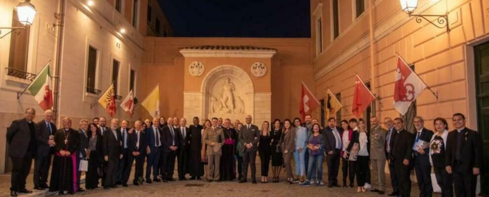 Cerimonia di premiazione dell’Istituto Nazionale Azzurro presso Città del Vaticano