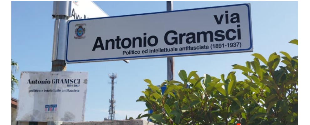 ANPI: “La via Antonio Gramsci, finalmente, esiste anche a Locri!”