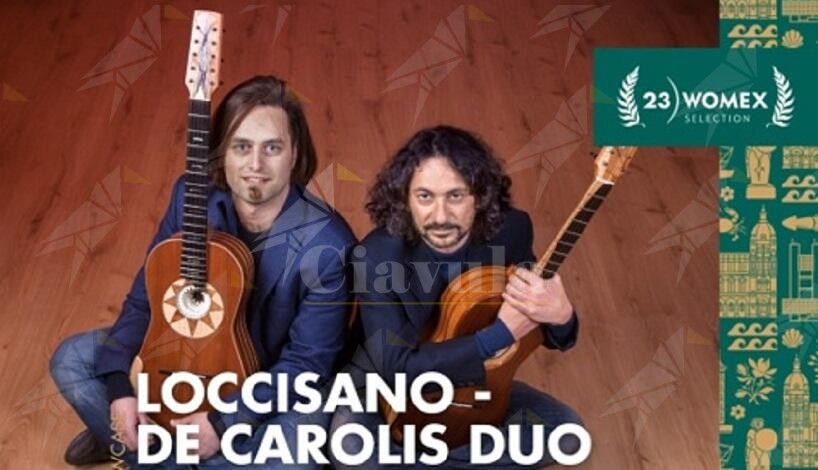 Il duo di chitarra battente Loccisano- De Carolis selezionato per il WOMEX2023