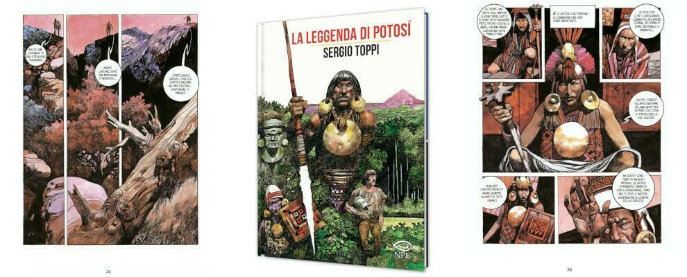 “La leggenda di Potosí”: un meraviglioso viaggio nei colori di Sergio Toppi