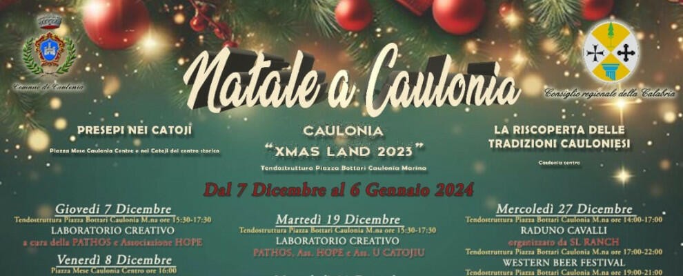 Natale a Caulonia: giovedì la presentazione degli eventi