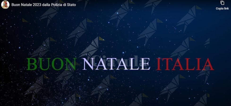 Pubblicato il video di Natale della Polizia di Stato