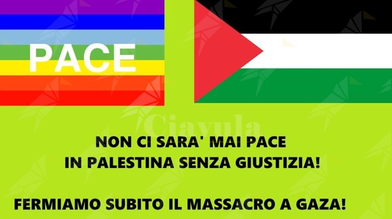 A Caulonia Sit-In contro il genocidio del popolo palestinese