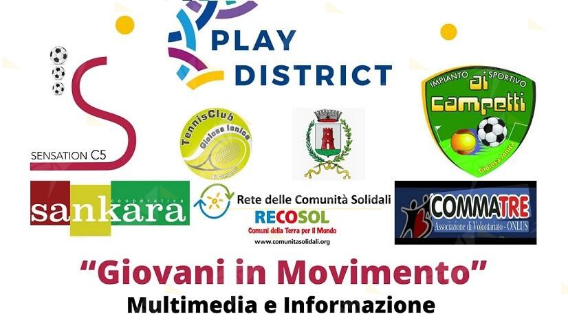 Progetto ”Giovani in movimento”: aperte le iscrizioni per il laboratorio di multimedia e informazione