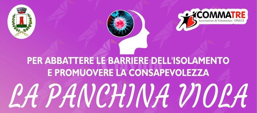 Giornata Internazionale dell’Epilessia, a Gioiosa Ionica si inaugura la panchina viola