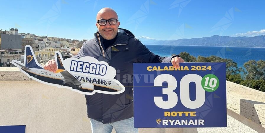 Gioiosa, Mazzaferro sui nuovi voli Ryanair: “Il sogno di promozione del territorio inizia a concretizzarsi”