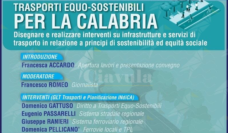 Domani a Reggio il convegno “Trasporti equo-sostenibili per la Calabria”