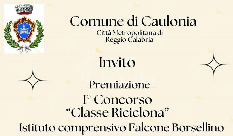 All’Auditorium di Caulonia la premiazione del I° Concorso “Classe Riciclona”