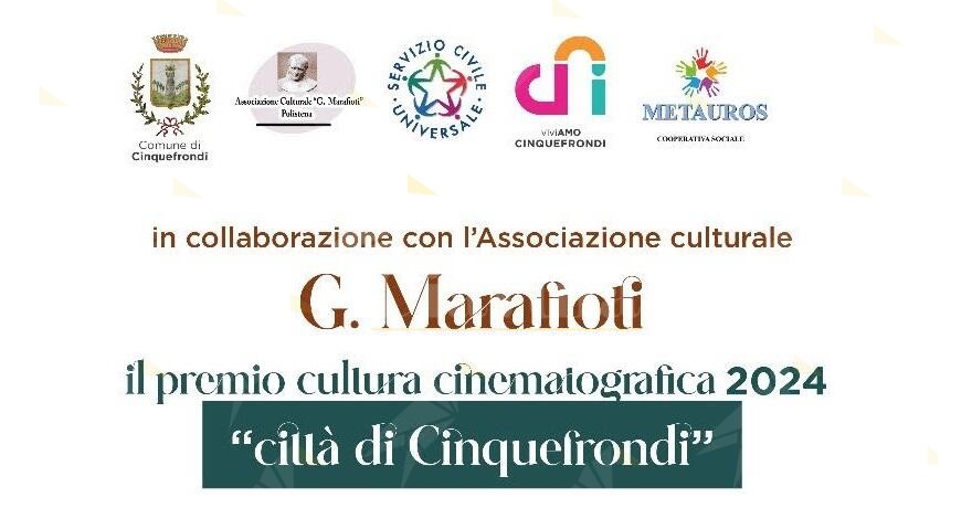 Premio Cultura Cinematografica 2024: a Cinquefrondi la proiezione dei cortometraggi in gara