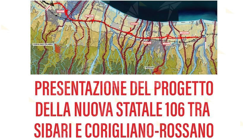 A Corigliano la presentazione del progetto per il nuovo tratto della SS106