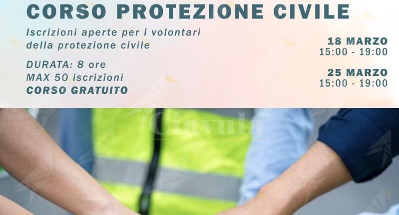 Avviato un corso gratuito di Protezione Civile nell’ambito del progetto Lumina