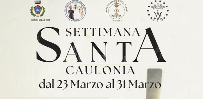 Il programma della “Settimana Santa” a Caulonia