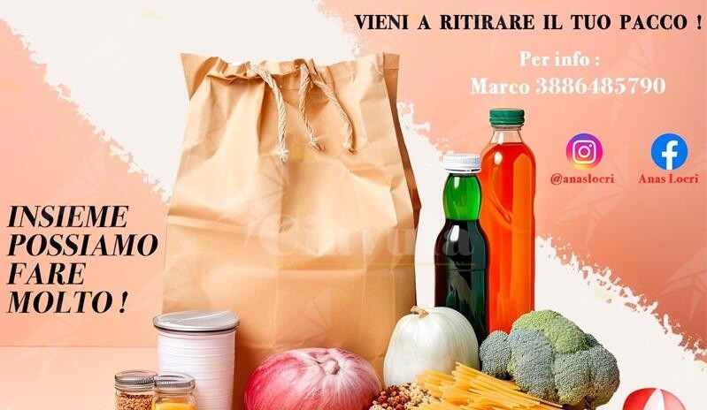 L’Anas organizza a Locri un’iniziativa di sostegno alimentare