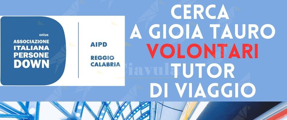 L’Associazione AIPD cerca volontari “tutor di viaggio” nel reggino