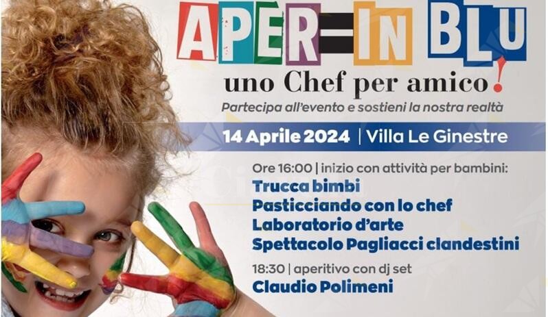 A Villa San Giovanni l’evento solidale “Aper-in Blu: uno Chef per Amico”